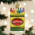 Old World Christmas Box of Crayons Blown Glass 2020 Unique Ornaments for Christmas Tree Decorations