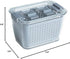 Kitchen Spaces Small Colander - Stackable Food Storage Bin, Grey