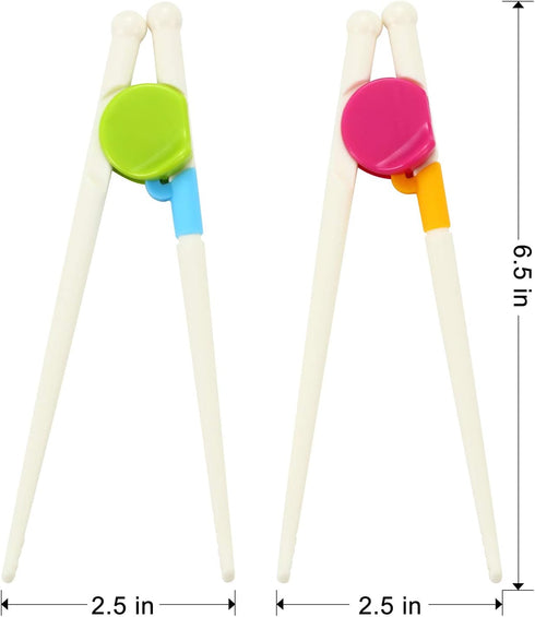 PandaEar Kids Training Chopsticks, 2 Pack for Children and Adults