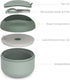 Bentgo Bowl, Insulated Leak-Resistant Bowl with Collapsible Utensils, BPA-Free, 21.2 oz, Khaki Green