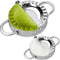 AUAM Stainless Steel Dumpling Ravioli Maker Press, 2 Pack Pierogi Mold for Pastry Pie Making