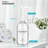 onsogi 16 Oz 1 Pack Glass Mouthwash Dispenser with Cup Holder and Pump, Rustic Boho Mouthwash Dispenser for Bathroom
