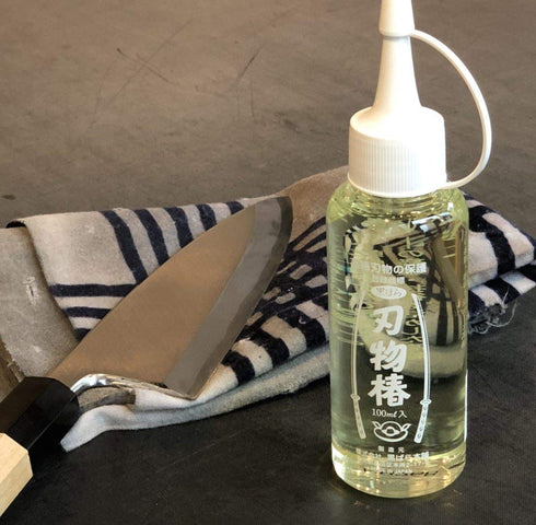 KUROBARA 100% Pure Tsubaki Japanese Knife Maintenance Camellia Oil (3.4 oz)