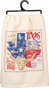 Primitives By Kathy LOL Made You Smile Dish Towel - Texas 28" X 28"