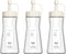 3 Pcs Condiment Squeeze Bottle 350ML/11.8OZ Ketchup Salad Honey Mustard Dressing Plastic