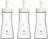3 Pcs Condiment Squeeze Bottle 350ML/11.8OZ Ketchup Salad Honey Mustard Dressing Plastic