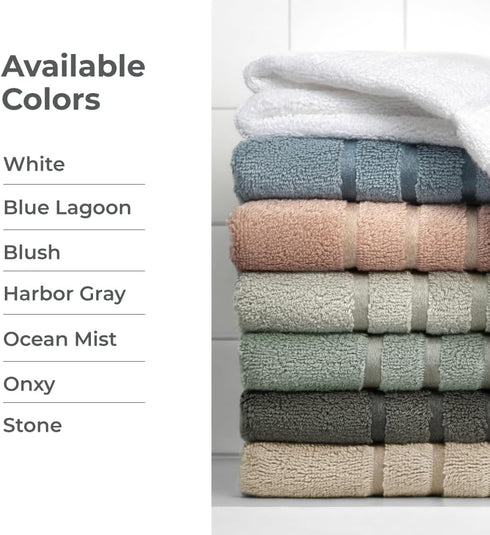 12"x12" Cariloha Washcloth | Stone | | Turkish Cotton & Viscose Material Blend | Extra Smooth, Odor Resistant
