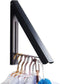 IN VACUUM Clothes Drying Rack, Wall Mounted Retractable Clothes Hanger for Laundry Room, Black