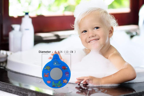 WSZCML Bathtub Drain Stopper, Silicone Tub Stopper Plug, Universal Bath Drain Cover, Kids Tots Babies Gift (Blue