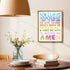 11x14 91 Jesus Christ Bible Verse Wall Art FRAMED - Christian Gifts for Kids - Nursery Decor - Toddler Room Decoration