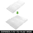 3 mDesign Expandable Plastic Deluxe Spice Rack, Drawer Organizer for Kitchen Cabinet Drawers, Tier Slanted for Spice