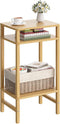 YUFAM Side Table End Table Tall Night Stand 3-Tier for Living Room