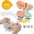 Pack of 12 Silicone Stretch Lids, BPA-Free Round and Square Food Covers, Microwave and Dishwasher Safe - White