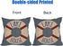 2 Waterproof Outdoor Lake House Pillow Covers 20x20 Inch Vintage Summer Nautical Life Buoy Throw Pillow Cases, Double