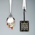 Suck UK | Skull Serving Spoon | Stainless Steel Serving Utensils | Kitchen Spoons For Gothic Home Decor | Goth Kitchen Serving Spoon | Slotted Spoons For Cooking | Gothic Decor Kitchen Gifts