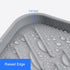 4.7" 3.6") Sponge Holder with Drain Spout, Silicone Sponge Tray for Kitchen Sink, Rubber Soap Dish for Shower Bathroom