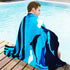 4-Pack 100% 34"x63" Swimming YIFONTIN Beach Towels Cotton Extra Large XL Soft Absorbent Velour Throw Blanket Gift