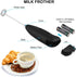 Onwon Handheld Electric Milk Frother, Battery Operated Mixer Whisk for Coffee, Latte, Cappuccino, Hot Chocolate