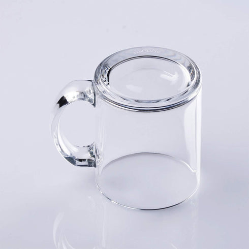 QAPPDA 12 oz, 350ml,Tea 12pack Glass Mugs Clear Coffee Mugs With Handle Mug Water Mug Beer Glasses With Handle,Glass