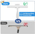 FY&XZH 11-Inch Never Rust Silicone Shower Squeegee for Glass Doors with Hook, Bathroom Cleaner Tool, Household Window