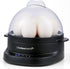 Elite Gourmet 7-Egg Electric Egg Cooker with Voice Alerts Soft, Medium &