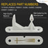 Seentech Washer Door Striker 131763310, Compatible with Frigidaire & Kenmore, Replaces 131763300