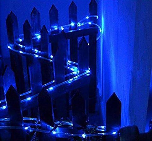 lychee 16.5ft Solar Rope Lights Outdoor with 50LED Waterproof Solar Power String, Ideal for Home Garden Party