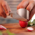 1PCS Stainless Steel Onion Holder Slicer, 2PCS Finger Guard for Vegetables, Tomato, Lemon, Meat