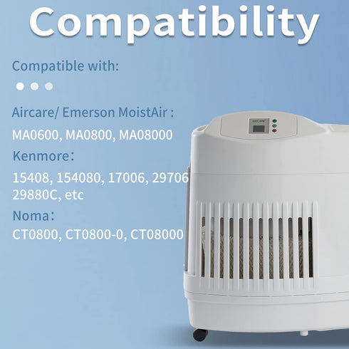 MAF2 Humidifier Filter, 4 Packs, Compatible with Aircare MA0800, MA0600, Kenmore Models