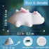 3 Dragon Night Light, Cute Pink Dragon Gifts, Soft Silicone Lamp with Level Warm Light and RGB Changing, Breastfeeding