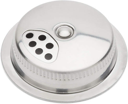 Jarware Stainless Steel Spice Shaker - Regular Mouth Mason Jar Spice Lid for Easy Dispensing