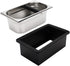 Stainless Steel Espresso Knock Box, Coffee Pucks Container with Steel Holder and Noise Reduction Rubber Ring