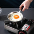UPKOCH Small Egg Frying Pan, Non Stick Skillet for Mini Omelets, Stainless Steel Pancake Maker (12cm)