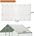 11.3 6.3 (2 Pack) Chicken Coop Cover Waterproof and UV, * FT Chicken Run Cover for Winter with Ball Bungees Cords