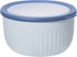 Oggi Prep, Store & Serve Plastic Bowl with See-Thru Lid, Dishwasher, Microwave & Freezer Safe, 4 qt, Blue