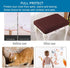 Rectangle,4 Pack Counter ANWUCHEN Stool Covers Stretch Rectangle Bar Stool Covers Elastic Vanity Stool Cover Jacquard