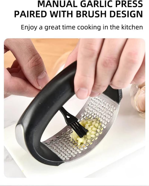 tumbliQ Discover the Best Garlic Press Rocker - Heavy Duty, Stainless Steel, Ergonomic, and Unique Designs