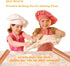 Wooden Rolling Pin for Baking - Professional Dough Roller, 15-3/4 Inch Beech Wood for Pizza and Cookies