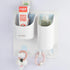 Bedside Shelf Wall Mounted Rack Organizer with Headset Stand, Drink Holder, Small Hooks for Bedroom, Bathroom