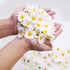 JOHOUSE 200PCS Silk Daisy Flower Heads, Artificial Daisies Table Confetti for Baby Showers