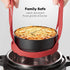 Pressure Cooker Sling, Silicone Bakeware for 6 Qt/8 Qt Instant Pot, Anti-scalding Bakeware Lifter Steamer Rack, Red