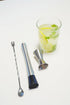 Set, 10-inch Professional Bar Tools Stainless Steel Muddler, Mixing Spoon, Measuring Jigger for Cocktails for Home