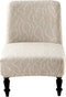 Eco-Ancheng Armless Chair Slipcover Removable Armless Accent Chairs Covers Washable Armless Slipper