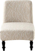 Eco-Ancheng Armless Chair Slipcover Removable Armless Accent Chairs Covers Washable Armless Slipper