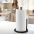 Countertop, Jesginboo Paper Towel Holder Black Kitchen Paper Towels Holder, Paper Roll Holder with Weighted Base