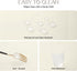 Romanstile Round Waterproof Tablecloth - Stain Resistant Washable Table Cloths for Indoor and Outdoor, Ivory