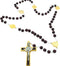 Vaticano Arts Brown St. Benedict Oval Wood Rosary, Rosaries