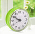 Ciglow Mini Waterproof Electronic Clock, Portable Shower Clock with Sucker, Green