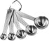 U-Taste Measuring Spoons Set of 5: 18/8 Stainless Steel for Dry and Liquid Ingredients