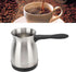 Yunir 600ML Electric Coffee Maker, 6 Cup Stainless Steel Pot, Portable Anti-Slip Kettle for Brewing
